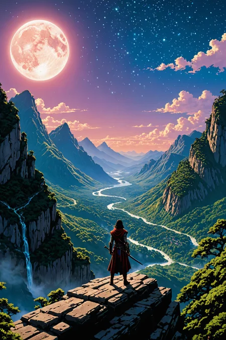 (by Noriyoshi Ohrai and Brothers Hildebrandt :1.20), (by Alena Aenami and Gabriel Pacheco and Bruce Timm 0.80), high fantasy, glorious <lora:more_art:0.30><lora:clothing_slider:2.00><lora:great_lighting:1.50><lora:aesthetic:1.50><lora:photorealistic_portrait:1.50><lora:RMSDXL_Enhance:0.50><lora:RMSDXL_Creative:0.50><lora:RMSDXL_Photo:0.50><lora:RMSDXL_Darkness_Cinema:0.50><lora:extremely_detailed:1.50><lora:perfect_eyes:0.15><lora:perfect_hands:0.15><lora:midjourney:-0.15><lora:dpo:0.25>