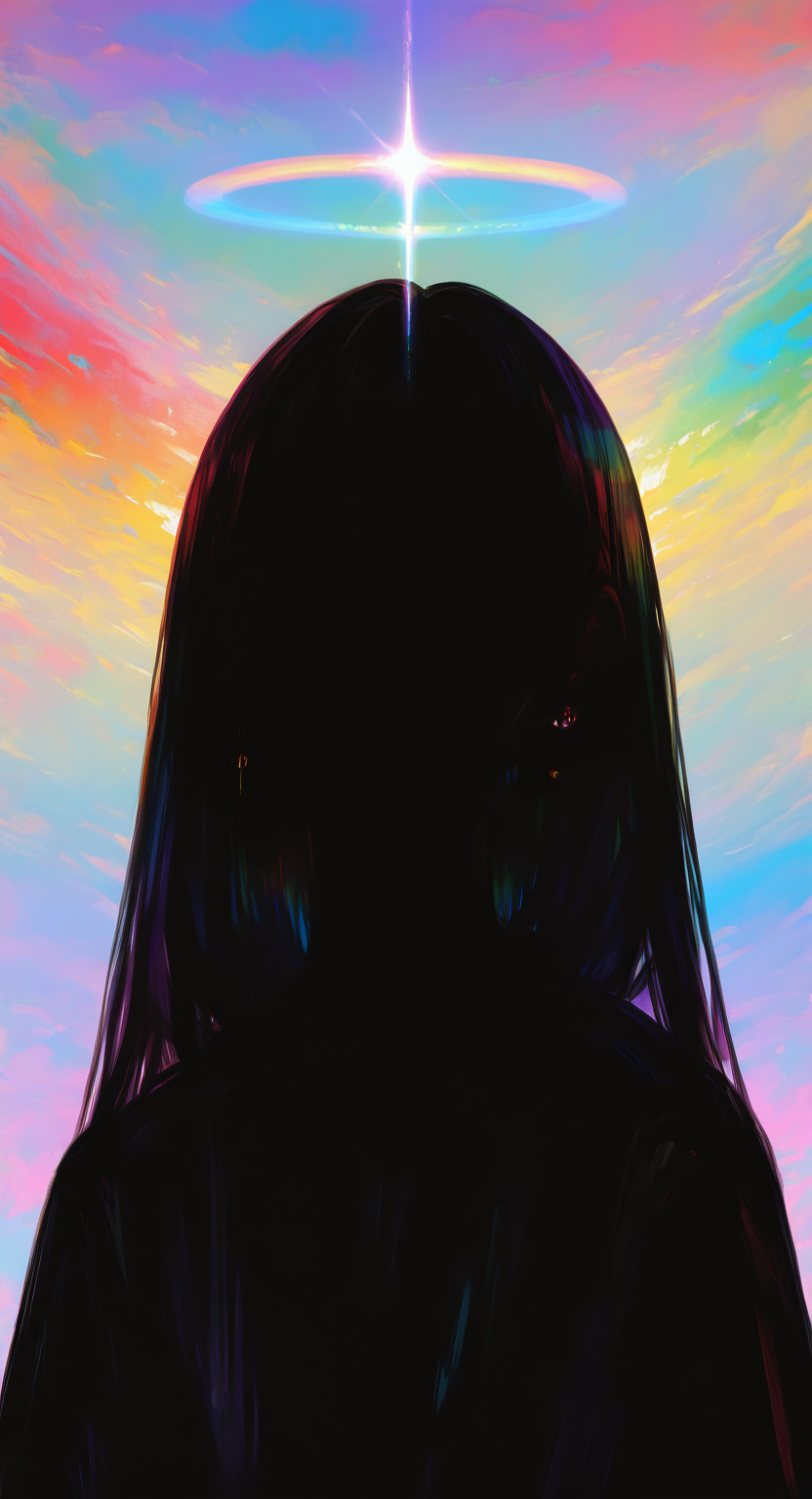 masterpiece, best quality, Good quality, very aesthetic, absurdres, newest, 1girl, bristle, Transhumanism,
looking_at_viewer, rainbow background <lora:ponyv5_noobV065S_1_adamW-000013:0.7> <lora:USNR_STYLE_XL_lokr:0.45> <lora:EtherSDXL:0.15> <lora:748cmSDXL:0.8>