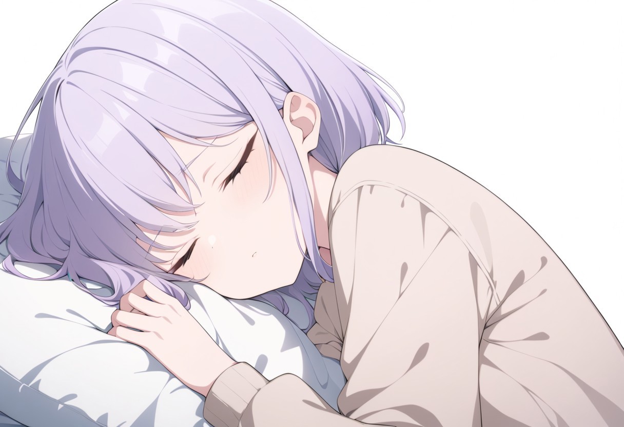 masterpiece, best quality, 32k, high resolution, absurdres, amasawa kyou, sleeping