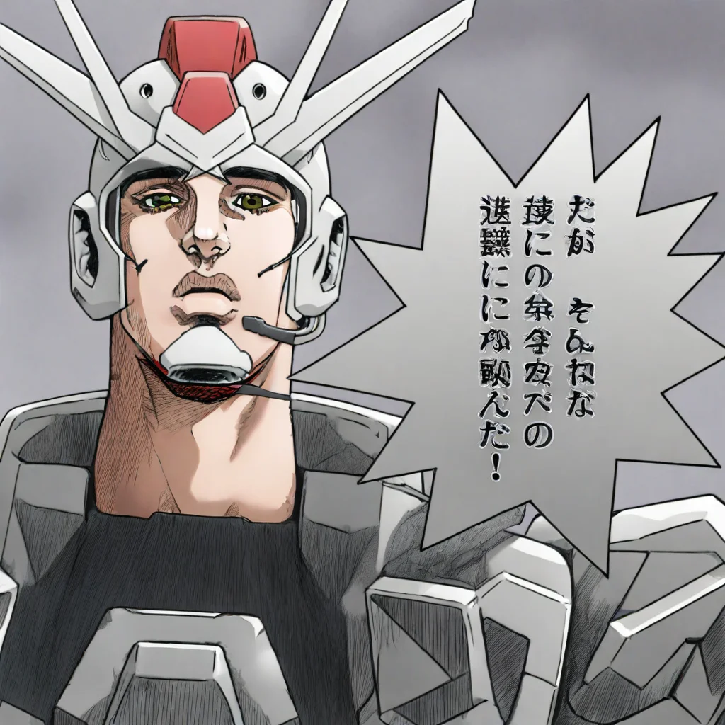 <lora:WekapiposSistersHusband_SDXL-000040:1:lbw=1,1,1,1,1,1,1,1,0,0,0,0>wekapiposh, solo, looking at viewer, araki hirohiko (style), gundam, male focus,