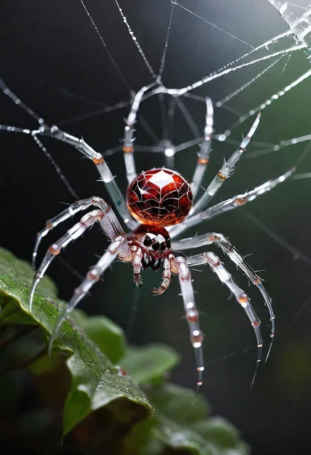 crystal spider