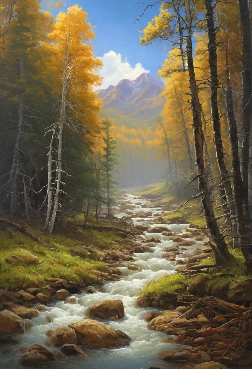 lazympos, landscape, valley river, white mountains made_from_teef, clouds, teeth