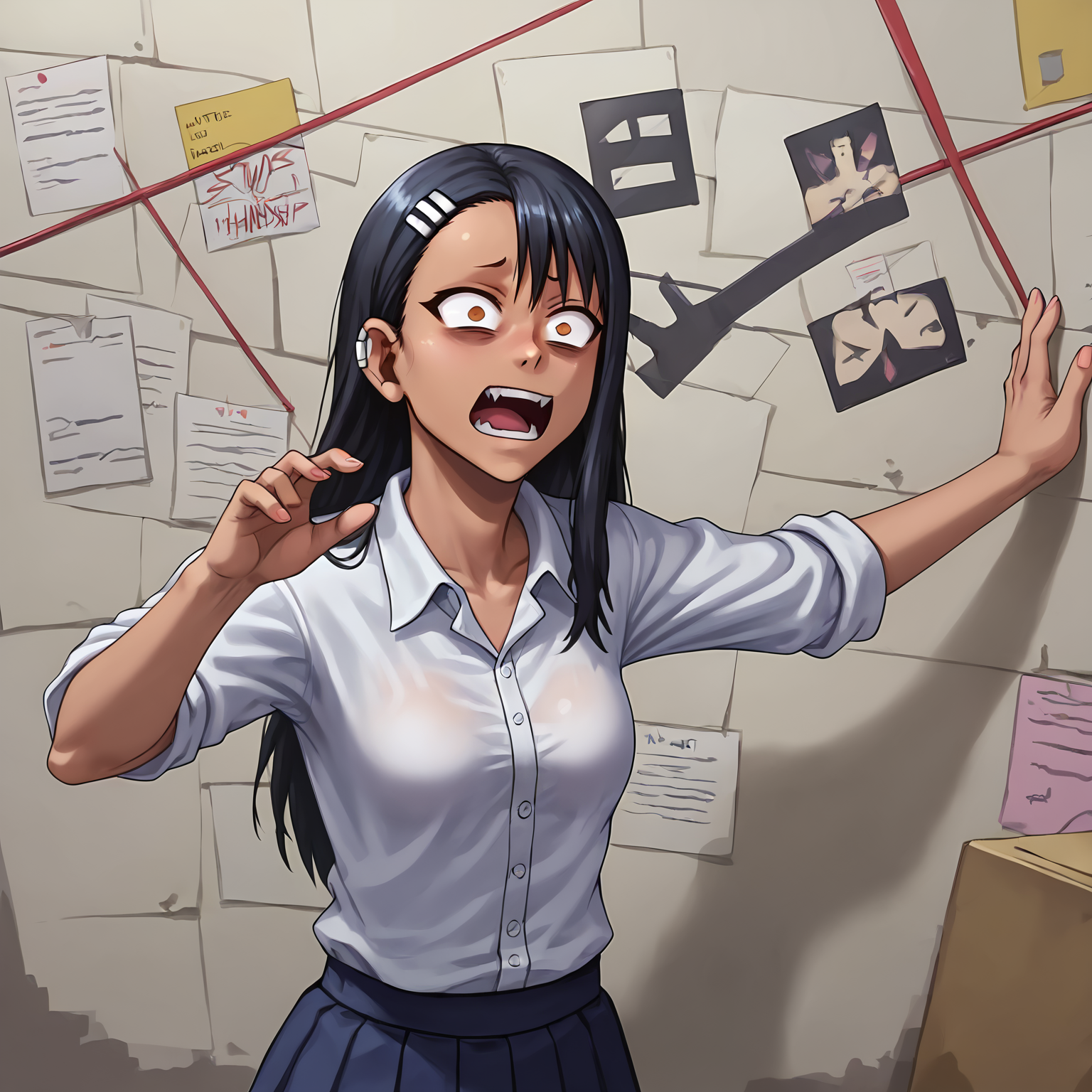 score_9, 
<lora:pepe_silvia_v1_lite:1>, 
nagatoro hayase, constricted pupils, open mouth, 
<lora:Realistic_2.5DAnime_Merge1:0.7>, 
high resolution, Masterpiece