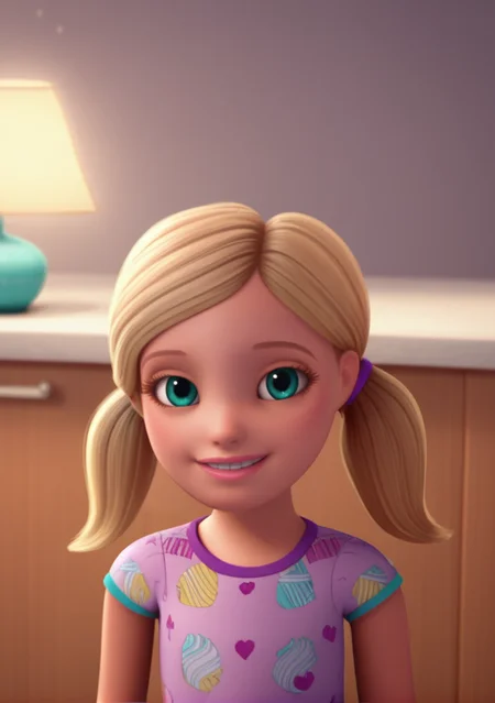 score_9, score_8_up, score_7_up, score_6_up, source_cartoon, 1girl, solo,
chelsea_roberts, blonde hair, aqua eyes, twintails, short twintails, dress, purple dress, child, female child, indoors, looking at viewer, smile, dynamic pose, volumetric lighting , cinematic ,
 <lora:Chelsea_roberts:1><lora:hand 4:1>perfection,