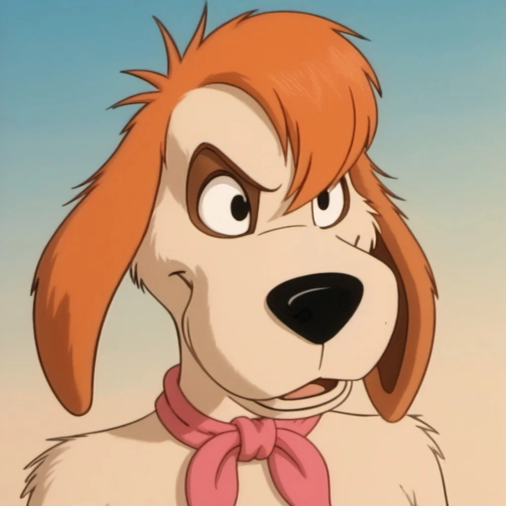 score_9, score_8_up, score_7_up, source:furry, dynamic lighting, detailed background, nature background,  anthro, furry, detailed eyes. detailed face, furry male, headshot, solo,
BREAK
Mealy_Potatoes, anthro dog, furry male, cartoon dog, beige fur, orange spots, orange hair, black eyes, black nose, orange ears, long ears, animal ears, floppy ears, long hair, hair covering one eye, pink kerchief, red pants, torn pants, footpaws
BREAK
<lora:add-detail-xl:1.5>