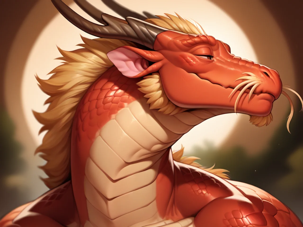 score_9, score_8_up, score_7_up, score_6_up, score_5_up, source_furry, rating_questionable, <lora:BackgroundDetailer:1>,<lora:saturation:2>, <lora:sdxl_offset:1> contrast, artistic lighting, bloom, blur, detailed background, depth of field, film grain, realistic, subsurface scattering, ultra detailed, voluptuous, passionate, detailed textured body, skin folds, wrinkles
, <lora:Scalie:1> scalie, scales, membrane (anatomy),chinya,dragon,eastern dragon,male,mythological creature,mythological scalie,mythology,scalie,solo, flesh whiskers,