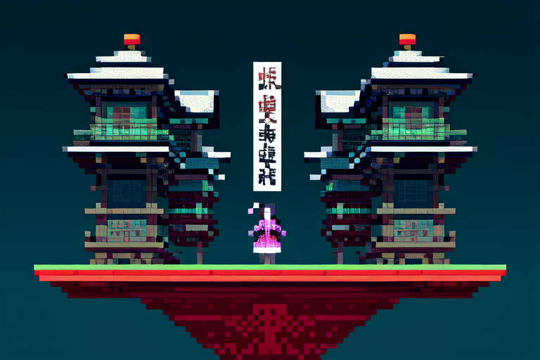 highly insanely detailed, masterpiece, top quality, best quality, highres, 4k, 8k, RAW photo, (very aesthetic, beautiful and aesthetic),  
(code_style,codestyle),traditional chinese text,english text, 
<lora:CodeStyle (half generic class)_564920:0>, 
(1girl:1.3), 1other, 
floating platforms,floating buildings,âââ