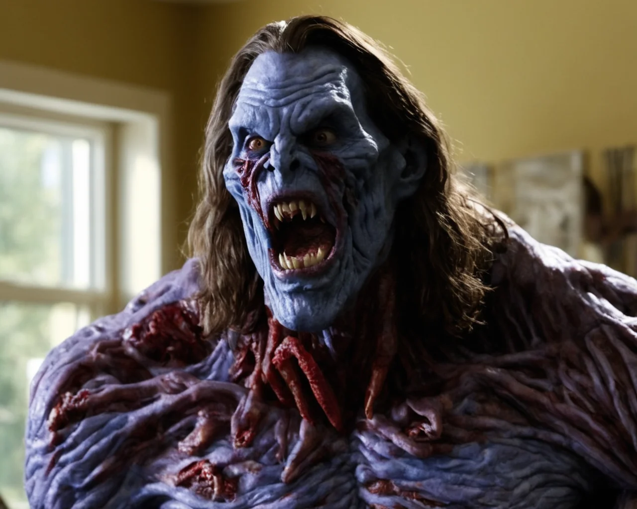 1boy,solo,horror,a mutated flesh morbius in his natural habitat preparing to morb,morbius,scene from morbius \(film\),raw photo,8k,cinematic shot,indoors,<lora:FleshMonstrosityXL:0.75>