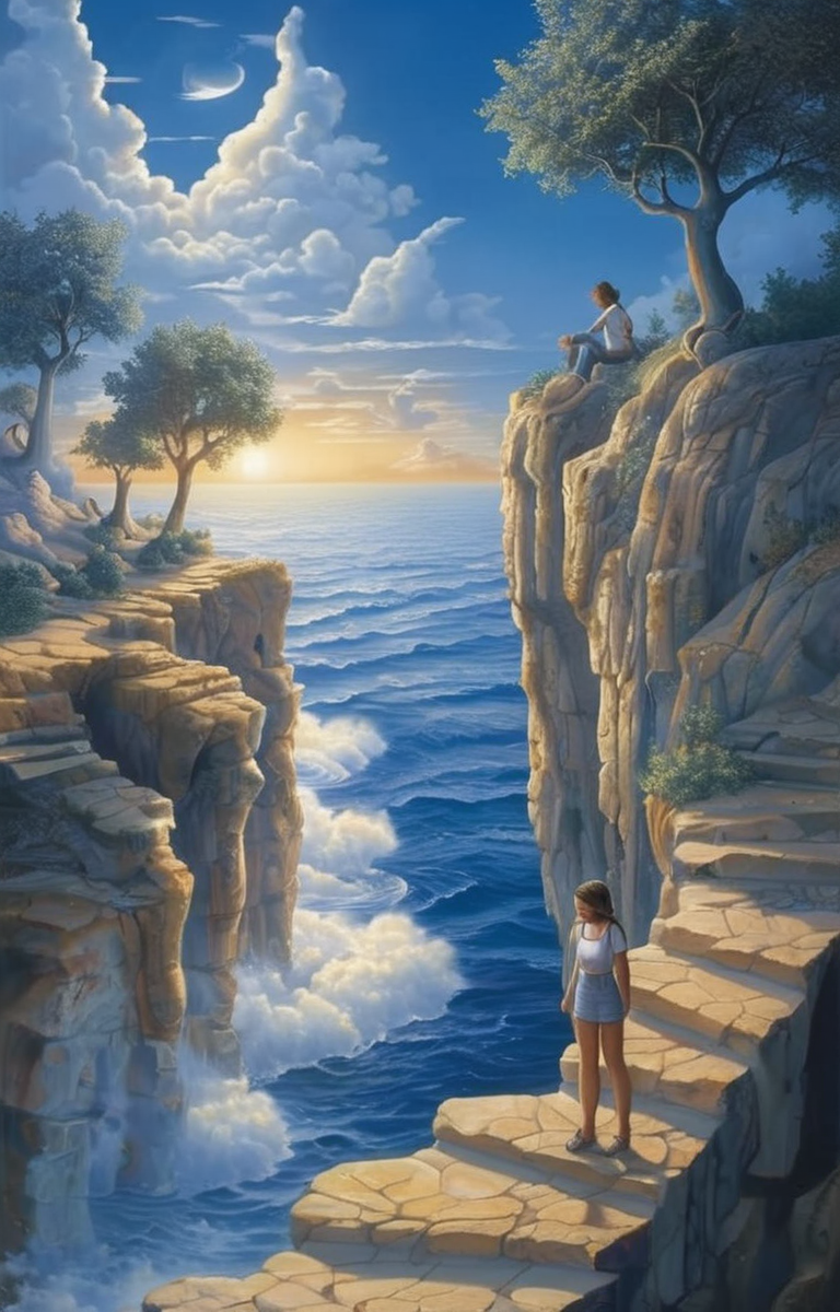 masterpiece,best quality,<lora:tbh277-sdxl:0.9>,illustration,style of Rob Gonsalves, tech genius teenage girl