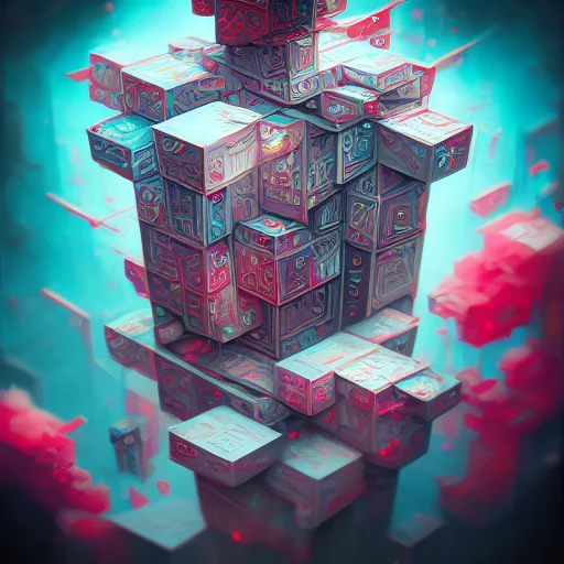 (gigafractal artstyle:1.0), cube