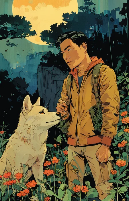 masterpiece,best quality,<lora:tbh177-sdxl:0.9>,illustration,Cliff Chiang,dc comic,