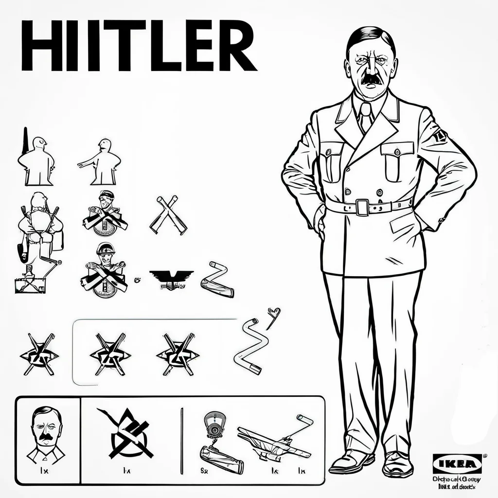 Adolf Hitler <lora:ikea_instructions_xl_v1_5:1>