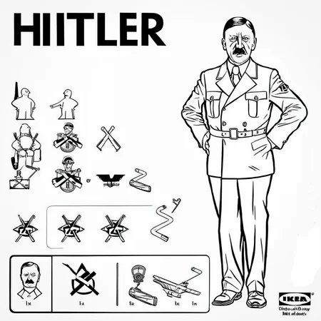 Adolf Hitler <lora:ikea_instructions_xl_v1_5:1>