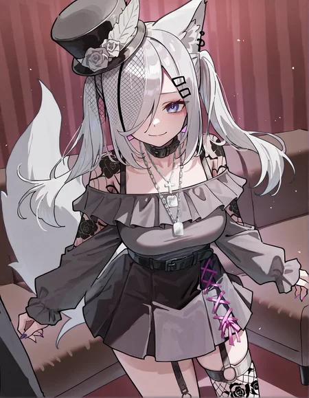masterpiece, perfect quality, best quality, absolutely eye-catching, absurdres, highres, newest, <lora:ronomiyahinagikuillustriousXL:1>, 1girl, ronomiyahinagikujiraikei, hat,