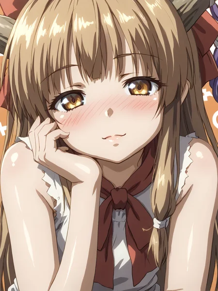 detailed background, shiny skin, posing,
<lora:suika.pony:1>,
suika,
<lora:jelsis.pony:1>,
jelsis,
