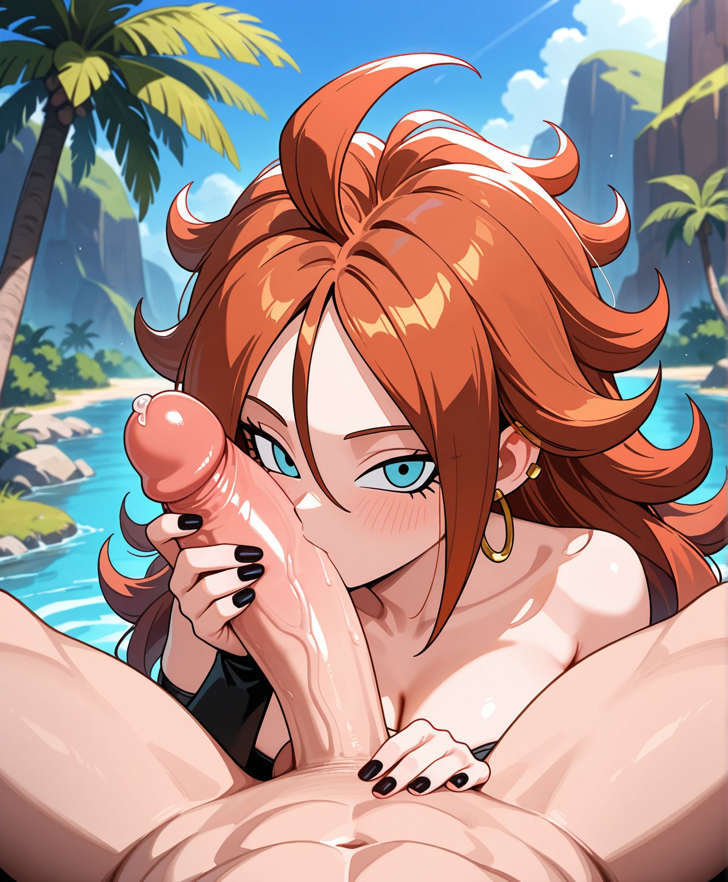 masterpiece,best quality,amazing quality,very aesthetic,absurdres,newest,huge filesize,
<lora:spo_sdxl_10ep_4k-data_lora_webui:0.5>,
<lora:add-detail-xl:1> uncensored,
1girl, 1boy, hetero, 
<Kissing_Penis:0.7>Kissing_PenisV1,
POV , kissing penis shaft,
 (kissing penis shaft:1.4),
huge penis, kissing shaft, kiss penis,
handjob, 
BREAK
outdoors, 
 muscular male,  precum, 
son goku, 
BREAK
android 21,  \(dragon ball\),