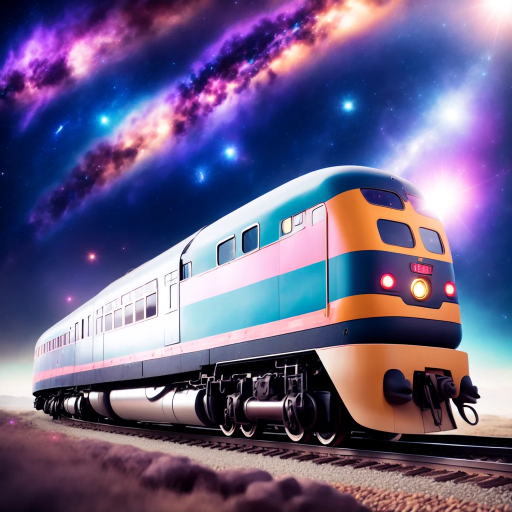 (CosmicTrain style:1) <lora:djzCosmicTrainV21:0.8>