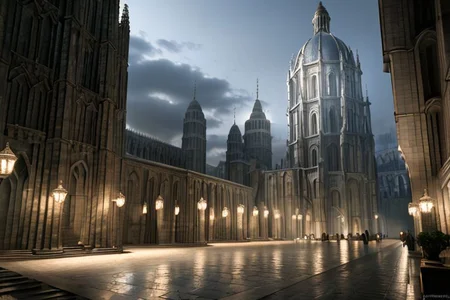 (masterpiece:1.2), (best quality,:1.2), 8k, HDR, ultra detailed, ((photorealistic)), professional light, cinematic lighting, fashion photography, ambient lighting, atmospheric effects, Numenor, a big medieval fantasy city, <lora:Numenor-10:1>, epiCPhoto