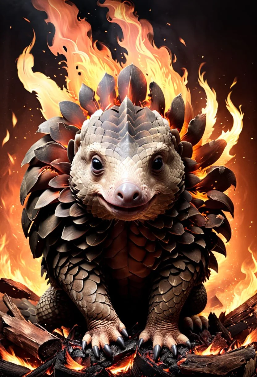 pangolin rising from the ashes