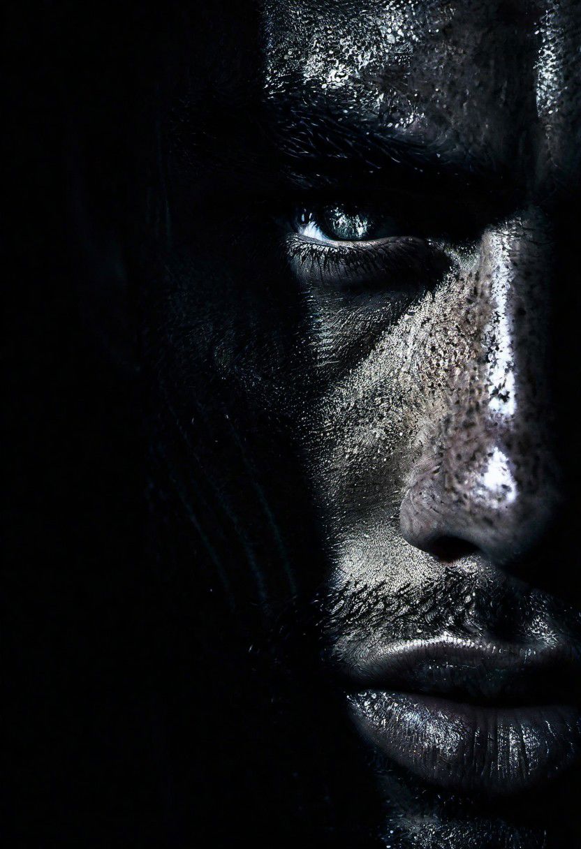 cinematic photo dark photo close-up of a threatening man's face, on a dark city street, <lora:Into_Darkness:1>, 35mm cinematic , film, bokeh,  professional, 4k, highly detailed, 35mm photograph, film, bokeh,  professional, 4k, highly detailed