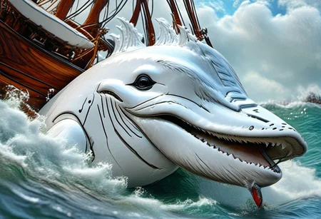 white panel mid panel whale head
