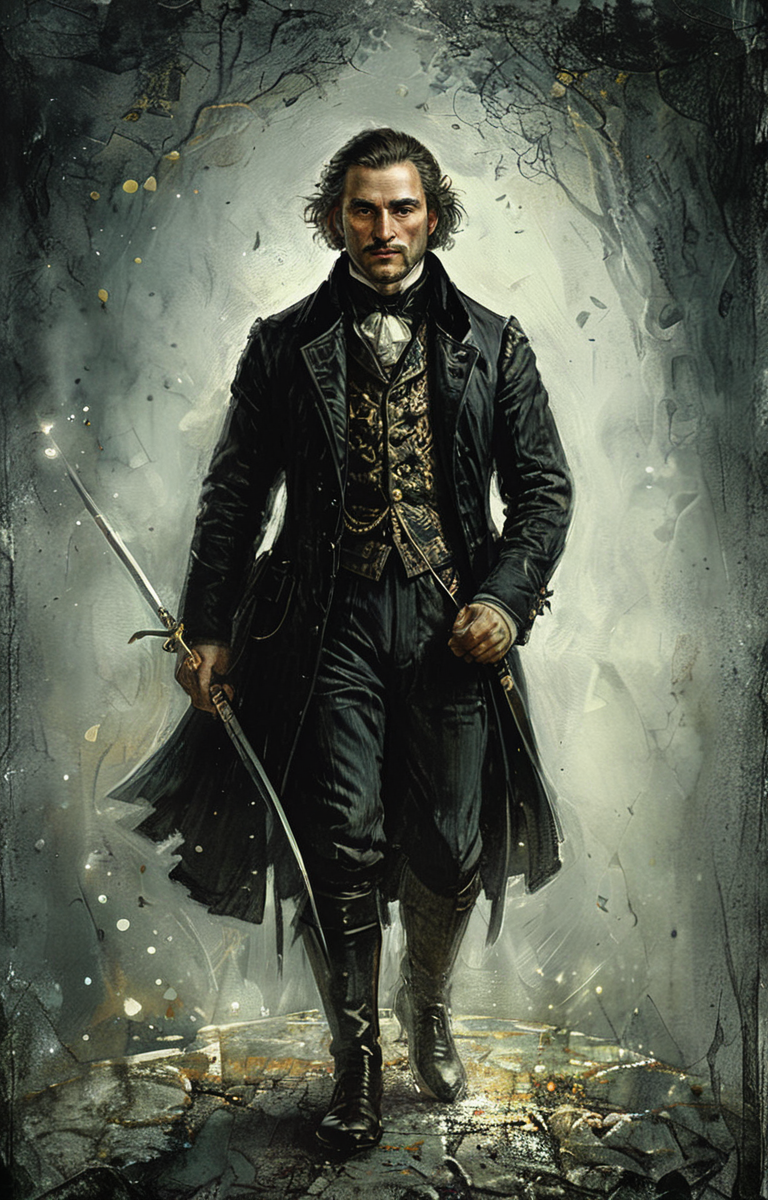 masterpiece,best quality,<lora:tbh21-sdxl:0.9>,illustration, portrait of noble man