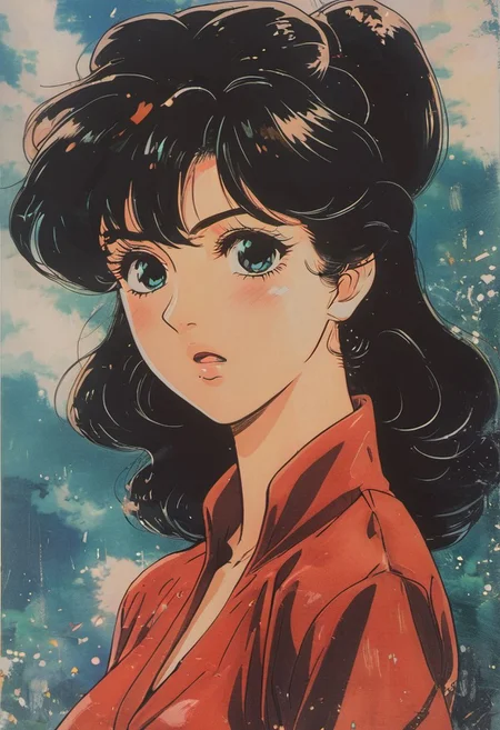 Mai Shiranui,<lora:Vintage_Anime:0.8>,    highly detailed,   8k,   sharp,  professional, clear,   high contrast, high saturated, , vivid deep blacks, crystal clear, high res