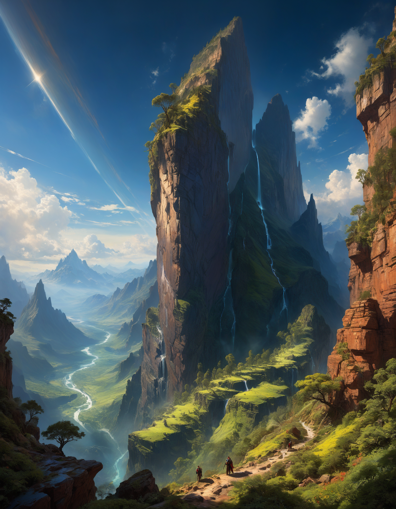 by Bill Medcalf and Antonio J. Manzanedo,  (terragen, masterful, beautiful:1.4), poster art, bold lines, hyper detailed, expressive,  award winning,  (scenery:1.4), (intricate details, masterpiece, best quality:1.4),
looking at viewer, dynamic pose, wide angle view,
<lora:add-detail-xl:1> <lora:xl_more_art-full_v1:0.5>  <lora:NicolaSamori:0.5> in the style of nicola samori <lora:looking_at_viewer:2>