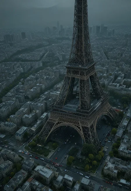 realistic, ((masterpiece)), ((best quality)), (detailed), cinematic, dynamic lighting, epic vibrant outdoor Paris cityscape with a stunning Lighted Eiffel-tower off center, professional photography, depth of field, intricate, contemporary, modern, urban, great lighting, JuggernautNegative, action shot, NEG-fixl-2, cinematic quality, (film grain), ultrarealistic 4k, photoart_style, realistic, Cinematic Lighting, movie-level texture, hand-painted details, epic, meticulous, perfect composition, dynamic play of light, rich colors, epic shot, perfectly quality, natural textures, high detail, photoshadow, (natural colors, correct white balance, color correction, dehaze), (intricate detailed), realism, Hyperrealism style
