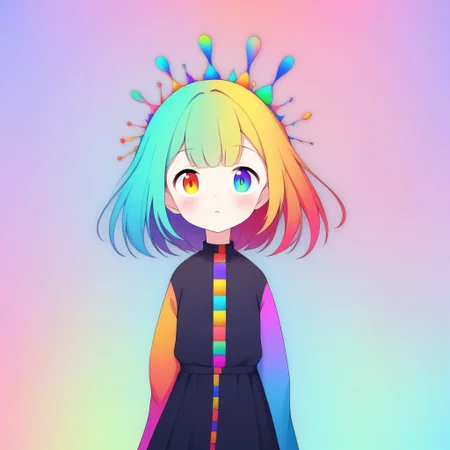 colorful QXQXQXQ girl