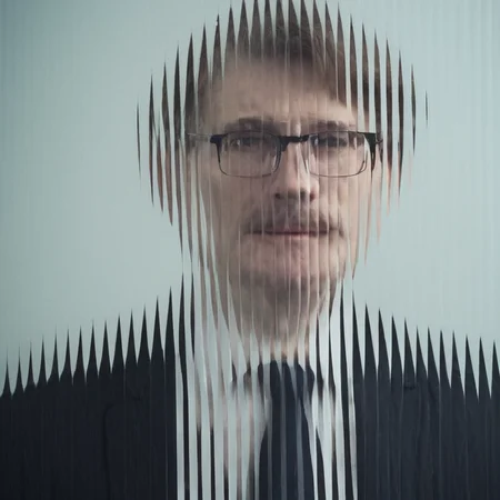 a business man, curved glass, textured glass, fluted glass <lora:SDXL_Textured_glass_Test_Sa_May-000002:1>
