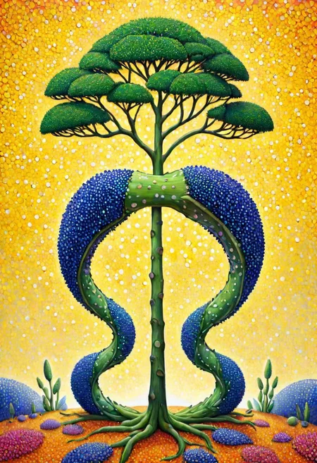 pointillism symbiosis