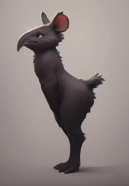Score_9, score_8_up, score_7_up,
full body, from side, short tail, long nose, round nose, fluffy, Stubby,
(source_Furry), M0unta1n_Tap1r