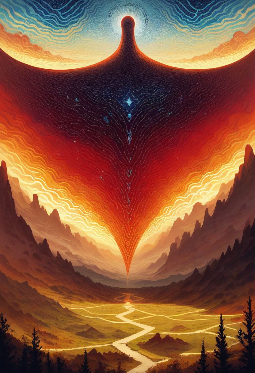 score_9, score_8_up, score_7_up,  psychedelic perspective of the inside of your mind, Nexus, Ethereal, Serenity, Equilibrium, Euphoria, Enigma, Cascade, Reverie, Synchronicity, Transcendence,
, landscape,