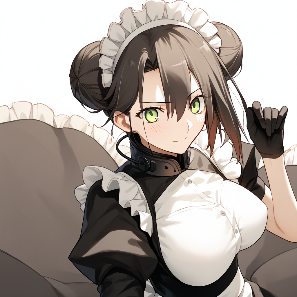 <lora:Takeuchi_Takashi_PonyXL_style_v01:1>
<lora:agent.pony:1>
score_9 , score_8_up , score_7_up , source_anime , 
masterpiece , best quality , ultra-detailed , 
BREAK
agent \(girls' frontline\), maid
1girl , woman , huge breasts , light smile , light blush , ((jeanne d'arc (fate)):0.5)  , 
long black hair  , maid dress ,  
tai chi