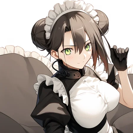 <lora:Takeuchi_Takashi_PonyXL_style_v01:1>
<lora:agent.pony:1>
score_9 , score_8_up , score_7_up , source_anime , 
masterpiece , best quality , ultra-detailed , 
BREAK
agent \(girls' frontline\), maid
1girl , woman , huge breasts , light smile , light blush , ((jeanne d'arc (fate)):0.5)  , 
long black hair  , maid dress ,  
tai chi