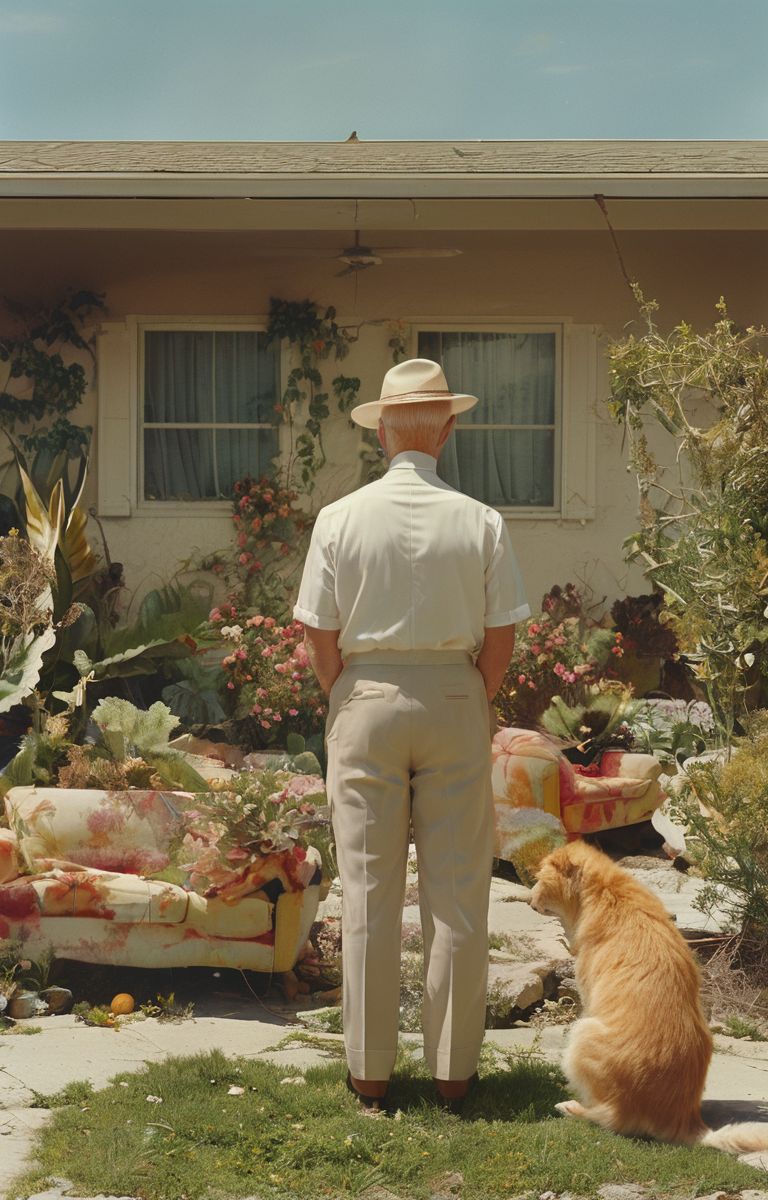 masterpiece,best quality,<lora:tbh157-sdxl:1>,illustration,style of  Larry Sultan, animals
