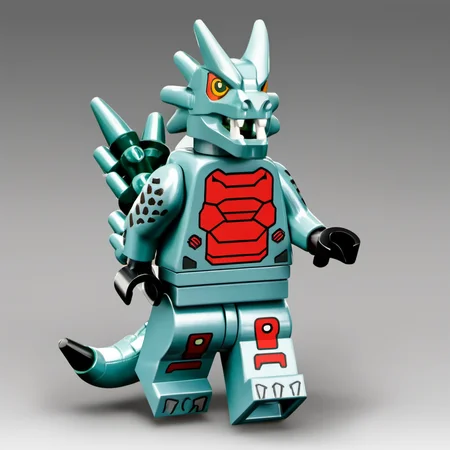 lego minifig of mecha godzilla<lora:legominifig-v1.0-000003:0.8>