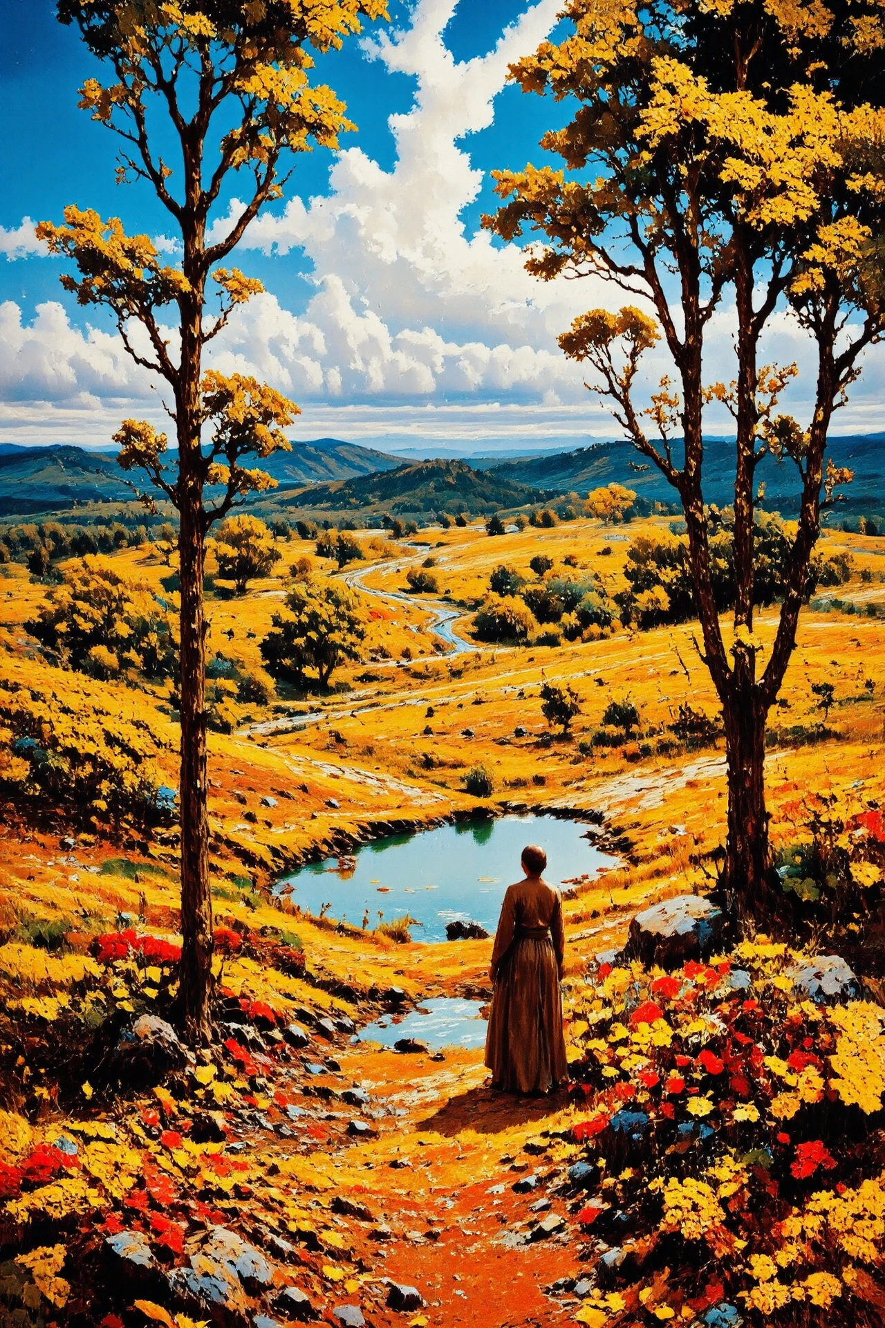 well, beautiful  Ethiopian surreal landscape, woman, vivid colors, colorful, multilayer paint splash style, <lora:Hand v2:1> <lora:Anti-Blur:1> <lora:Insane Detail Slider:0.5>   <lora:Flux.1_Turbo_Detailer:0.6>   <lora:flux-photo-transparent_Alpha_1.0:0.8> <lora:flux.1_lora_flyway_Epic-detail_v2:1>   <lora:Painterly01b_CE_FLUX_AIT:0.8> pntrlyCE_style <lora:PsykeV1:1>  <lora:VividlySurreal:1>