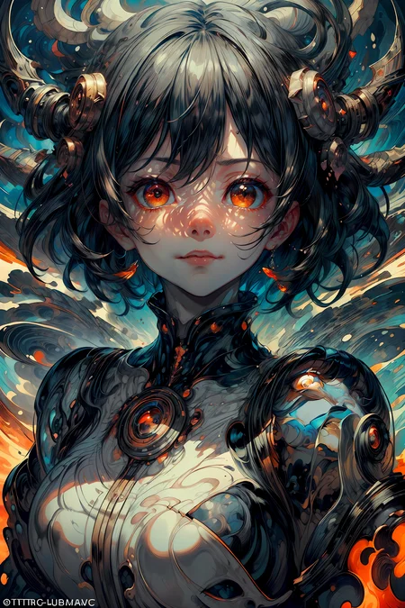 (ultra-detailed), (masterpiece), (best quality), (depth of field), (sharp focus), (cinematic lighting), (vibrant colors), <lora:more_details:1> <lora:AnzhcDreamwave v3_1 watermark fix:1> anzhcdreamwave, aesthetic, dynamic portrait, spirit of determination and growth, vibrant, unwavering gaze, light and shadow play, strength from within, subtle smile, transformative power, fullest potential