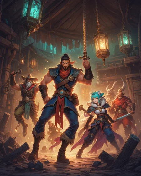 ethereal fantasy concept art of anime artwork legendary taverns of the damned where mutiny-planning mates recruit marks amidst shanty-singing severed heads under hangman's rope chandeliers, Fighting game style, Dynamic, vibrant, action-packed, detailed character design, reminiscent of fighting video games,,
<lora:iLLMythG0thicL1nes:0.5> G0thicL1nes,
<lora:Detail_Tweaker_Illustrious_BSY_V3:0.7> detailed,
<lora:Dramatic Lighting Slider:1>,
<lora:NOOB_vp1_detailer_by_volnovik_v1:0.3>,
<lora:reij-rt:0.3>, <lora:aidmaFLuxPro1.1_v0.3_IL:0.5> aidmafluxpro1.1,
<lora:FrankFrazettaIL:0.15>б . anime style, key visual, vibrant, studio anime, highly detailed . magnificent, celestial, ethereal, painterly, epic, majestic, magical, fantasy art, cover art, dreamy