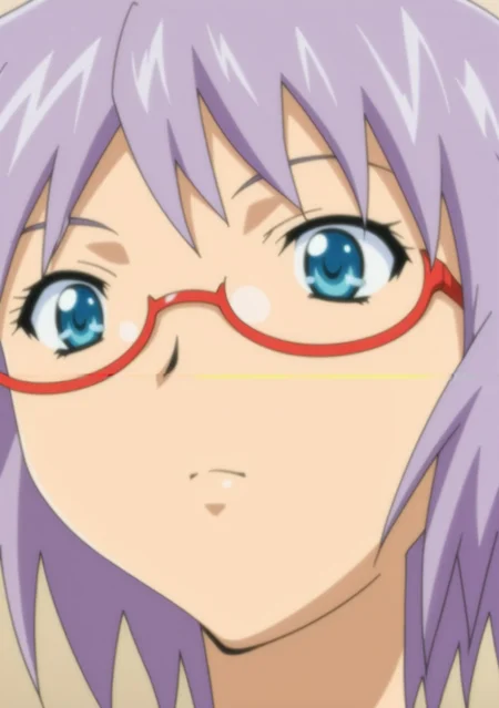 <lora:Suzuna_Illustrious_from_Jinkou_Shoujo_Henshin_Sex_Android-000009:1>,suzuna,anime coloring,anime screencap,red eyewear,original,