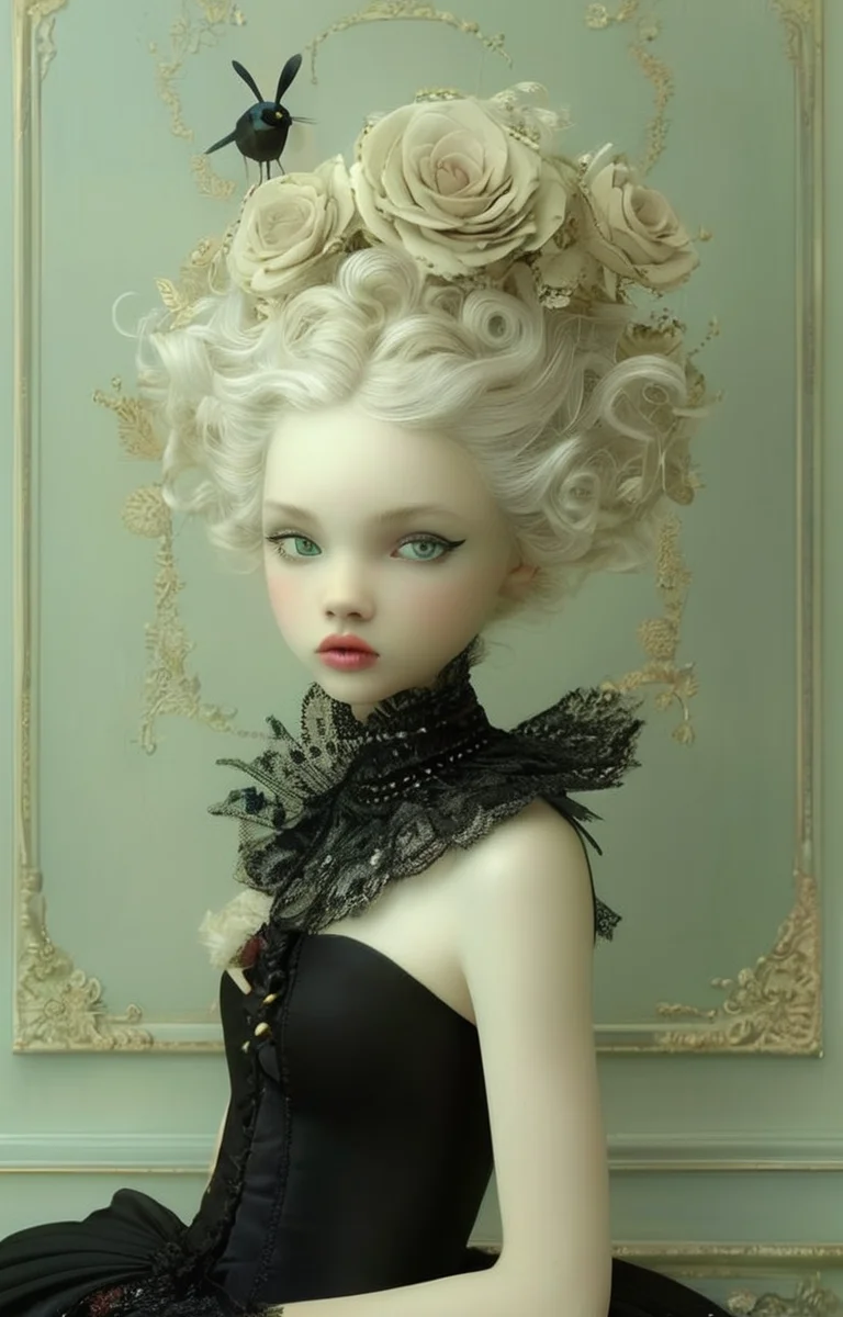 masterpiece,best quality,<lora:tbh351-sdxl:0.75>,illustration,style of Ray Caesar, tech genius teenage girl