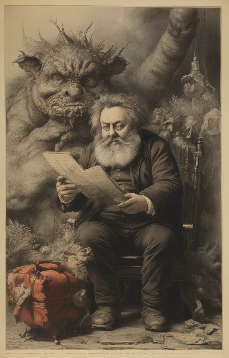 masterpiece,best quality,<lora:tbh274-sdxl:0.9>,illustration,style of Thomas Nast portrait of noble man