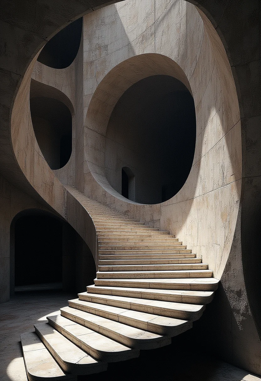 A masterpiece of dramatic style created by the collaboration of Friedrich Stuhl and M.C. Escher. HD32K, hyperdetailed, best quality, midjourneyv6.1.