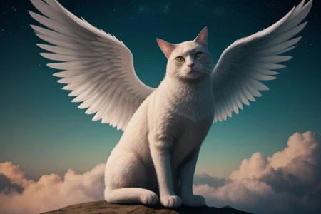 ,(Masterpiece:1.2, high quality),
 cat, :3,  
<lora:cat_20230627113759:0.8> angel wings