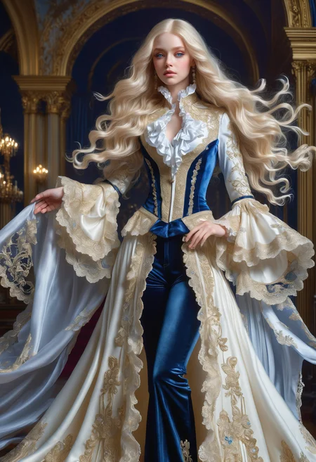 DonMM1yaXL woman, baroque Lace Cravats, Scalloped Organza, __clothings/baroque/male/attire/collor-cleavage__, Ribbon Tied Stocks, Velvet Breeches, Velvet Gloves, gamboge, wings,DonM3t3rn1tyXL, <lora:myLora\DonMM1y4XL-v1.1-000008:.8> <lora:released\DonM3t3rn1tyXL-v1.1-000008:.8> <lora:SDXL\DetailedEyes_V3> <lora:myLora\DonMDr4g0nXL-rb>