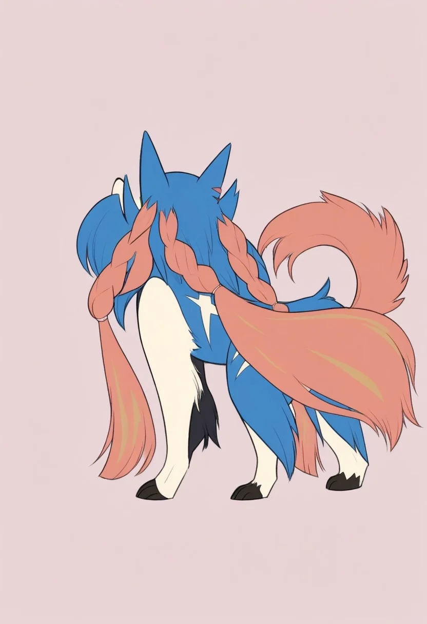 score_9,score_8_up,score_7_up,score_6_up,
(cute, kawaii),best quality, masterpiece,feral,full body,zacian,eyeshadow,
female,3 toes,standing,solo,
Hero form,braid,chipped ear,<lora:Zacian:0.8>,<lora:Lunas-KamatamaRom-SDXL-A1:0.8>,simple background,<lora:kikurage[duo_human_anthro_wolf]:1>,kikurage,