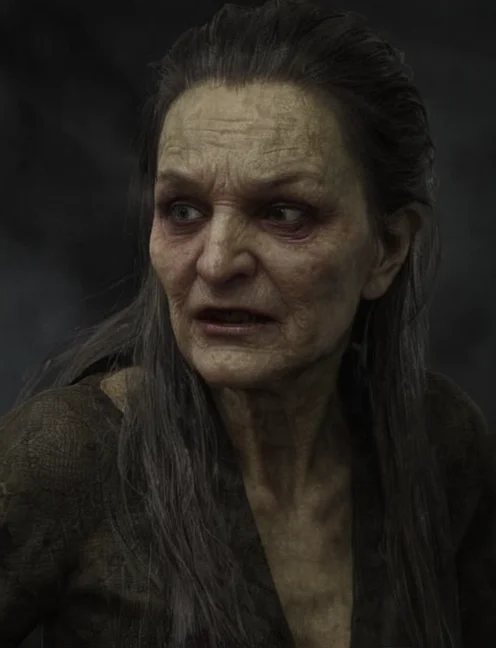(nude Photo:1.6), hag Baba Yaga, (nude, NSFW:1.4) , MEG MUCKLEBONE, (Baba_Yaga_XL), Black hair, Devil_Girl_XL, (glowing eyes:1.2), huge saggy breasts, evil, wet ((green skin)), huge breast, ((wrinkled green skin, wet, hag)), crone, (standing evil in swamp), scary swamp, alluring cinematic, moody, epic, alluring, big budget, block buster, green skin , wet slime, ooze, goo ,film still by <lora:Baba_Yaga_XL:0.5> DnD , Game of thrones <lora:Devil_Girl_XL:0.1>