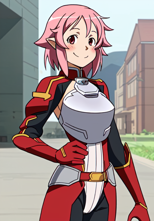 <lora:swordartonline_pack-000003:0.6>,SAO-Lisbeth,solo,smile